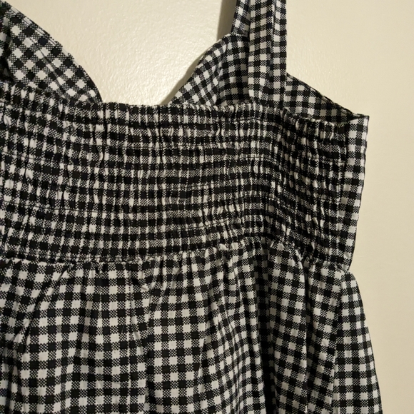 Eyeshadow Plaid Mini Dress with Bow - Picture 6 of 8